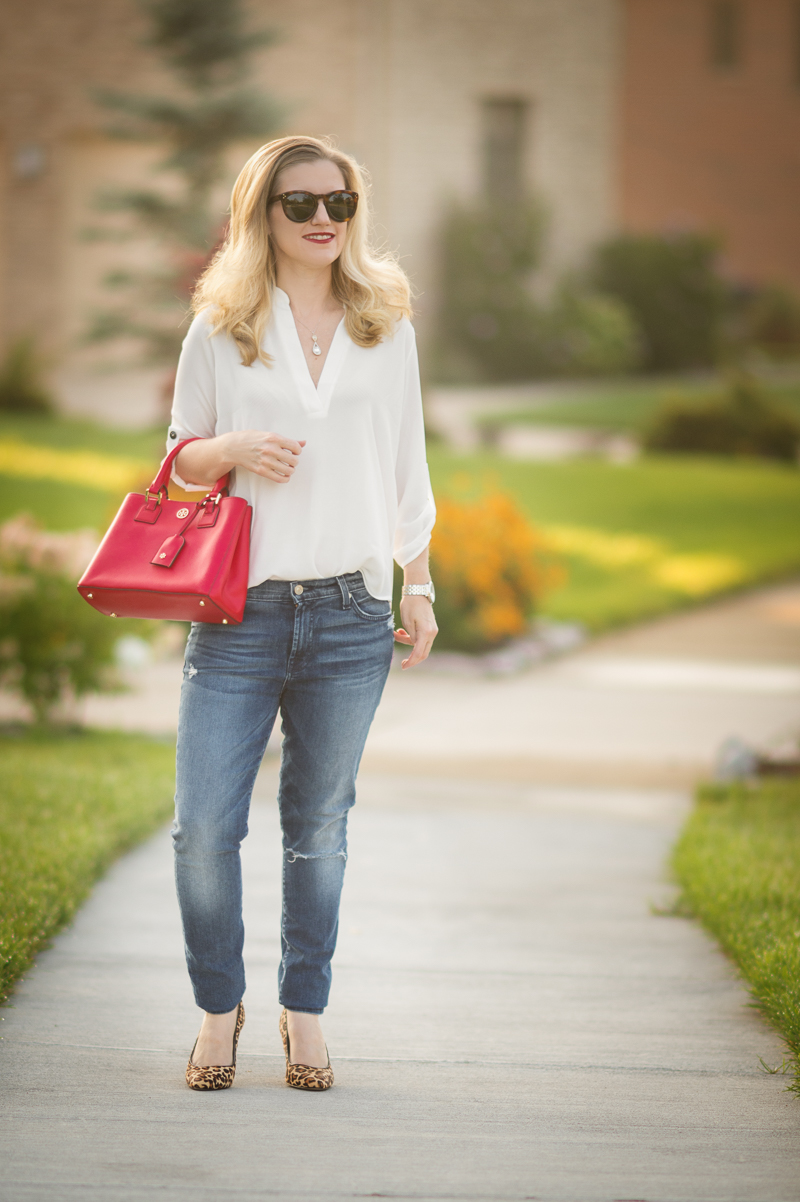 Tory burch red purse