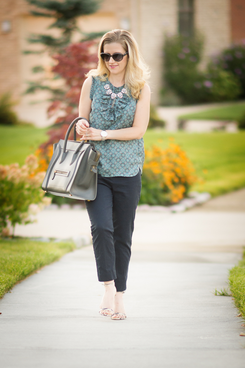 Petite Fashion and Style | J. Crew Margot Top | Click to read more...