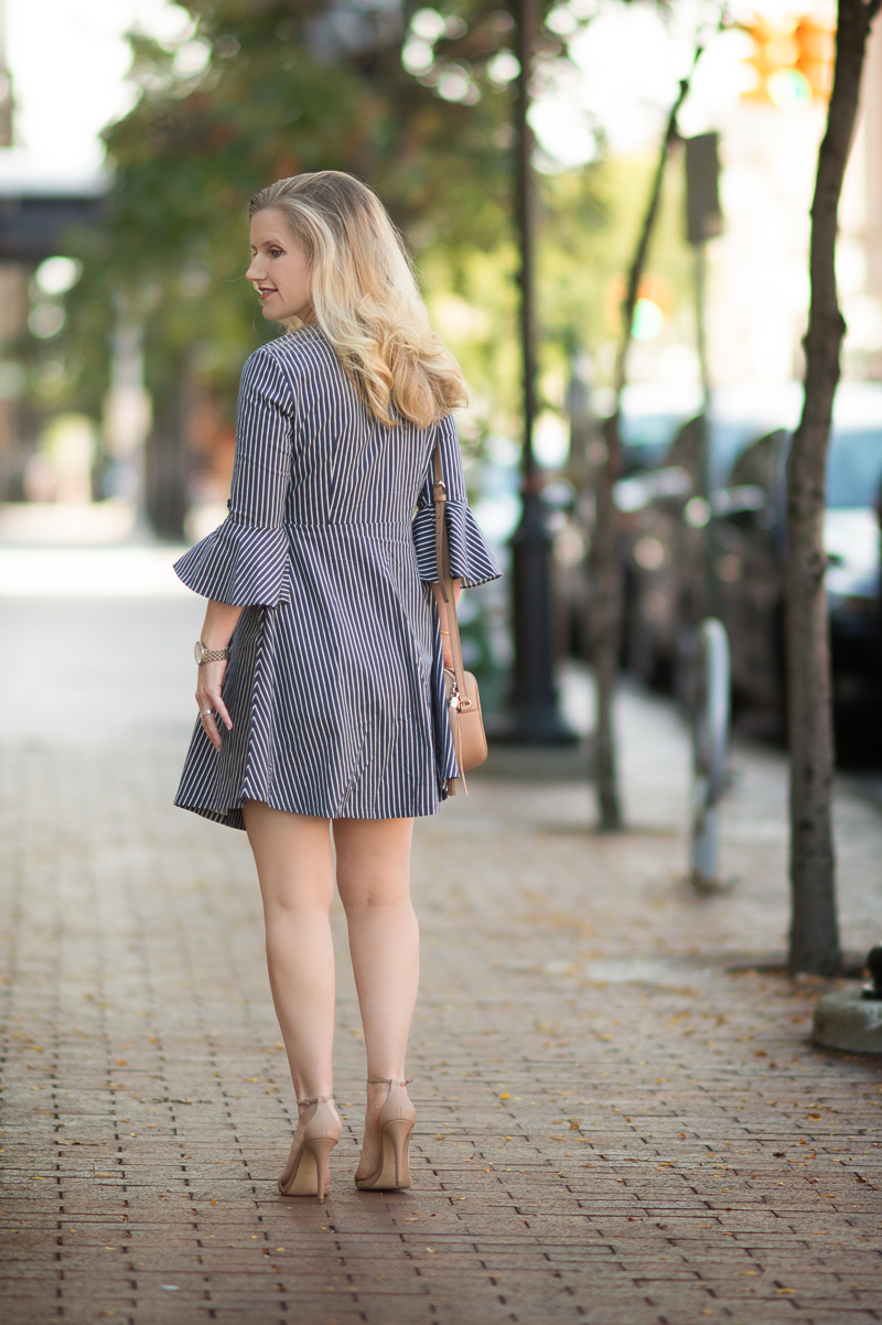 Petite Fashion and Style | Chicwish City Muse Wrap Shirt Dress | Click to read more...