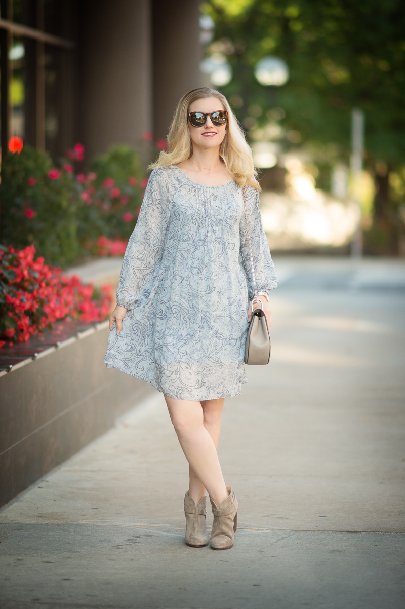 Petite Fashion and Style | Joie Achroite Silk Tunic Dress | Click to Read More...