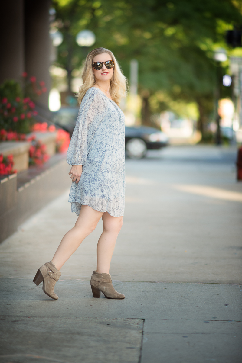Petite Fashion and Style | Joie Achroite Silk Tunic Dress | Click to Read More...