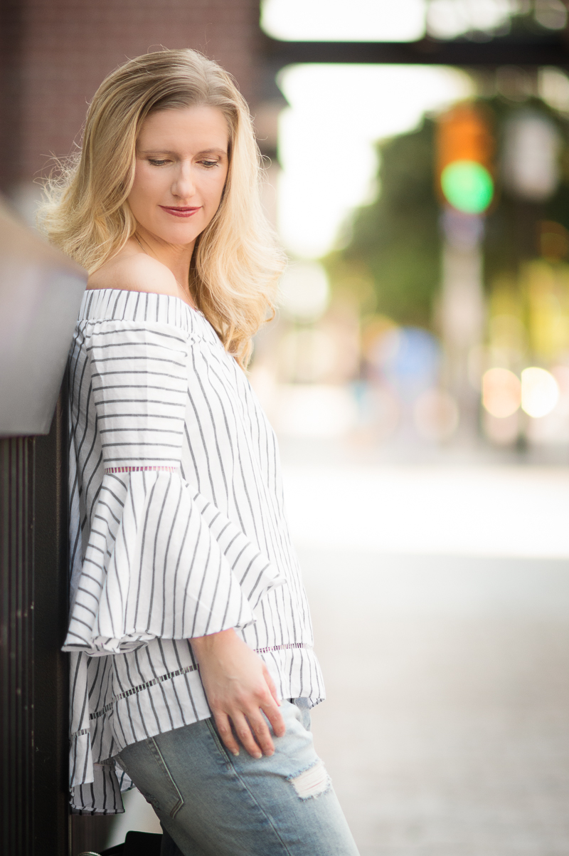 Off the shoulder top