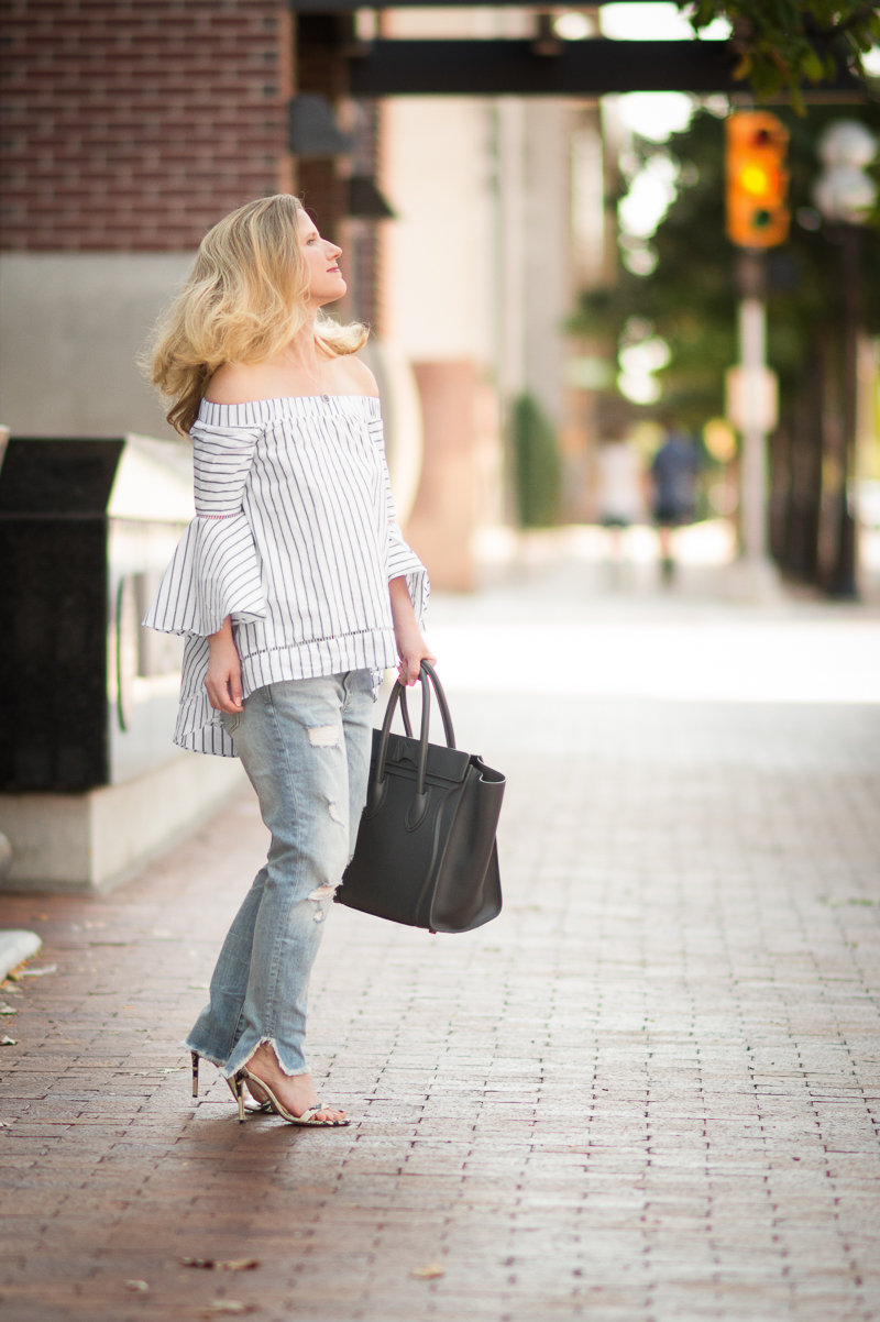 Off the shoulder top