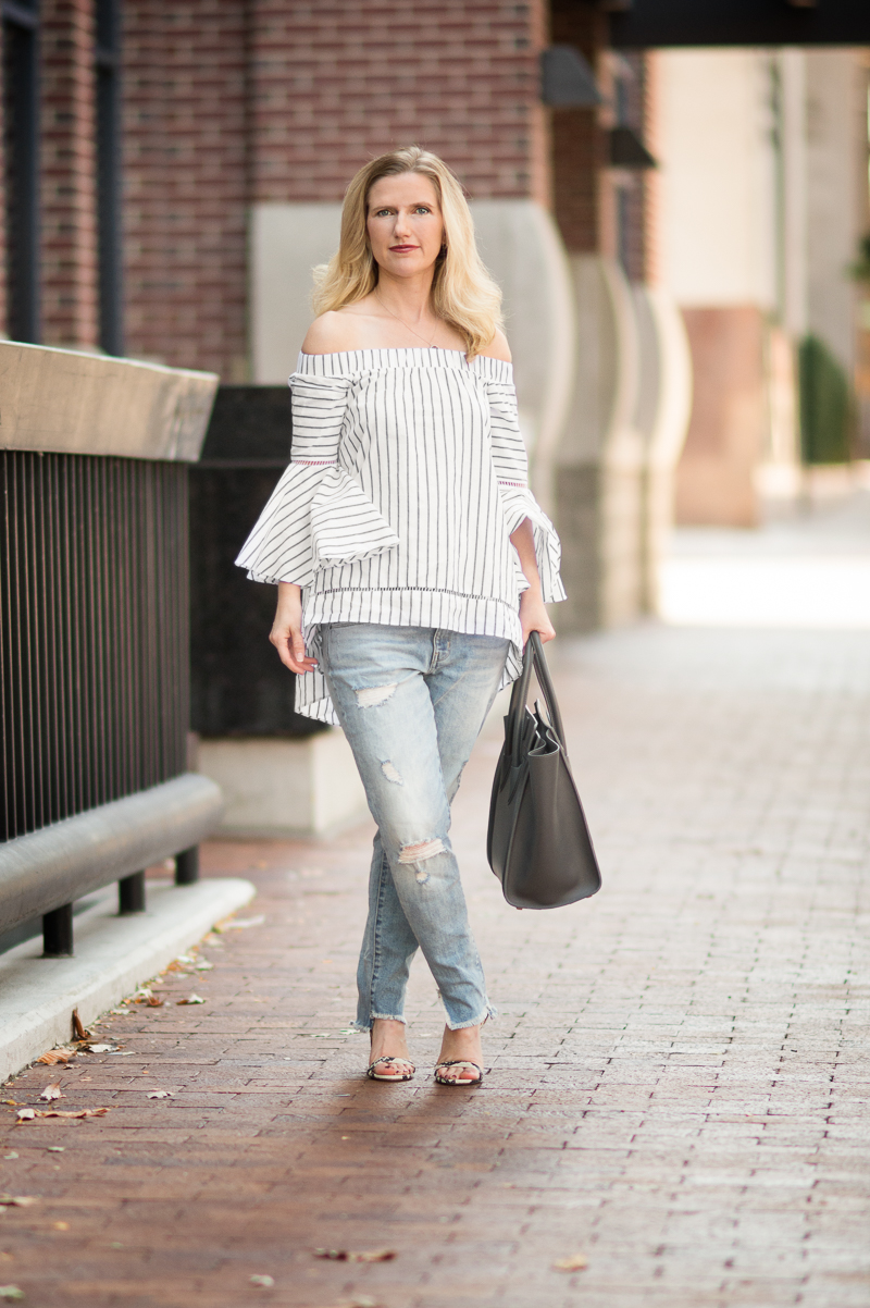 Off the shoulder top