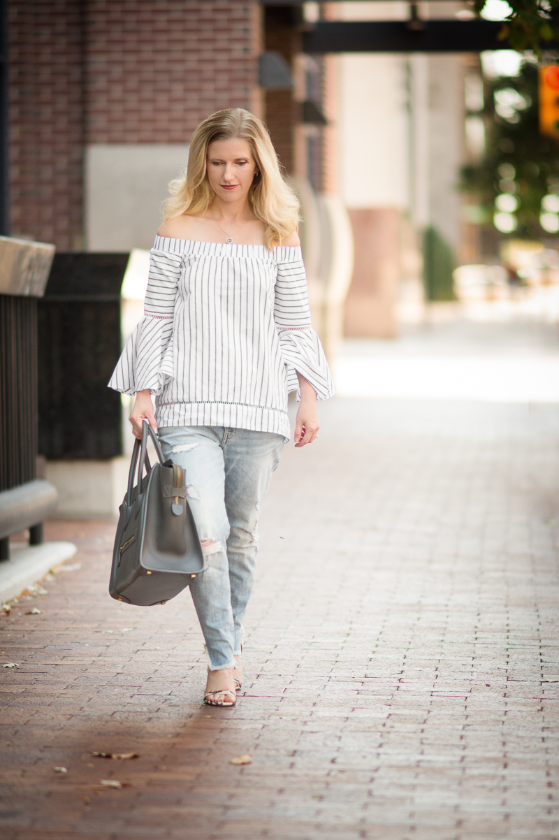 Off the shoulder top