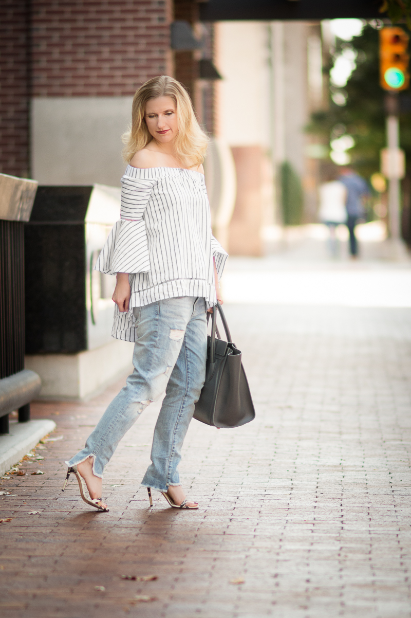 Off the shoulder top