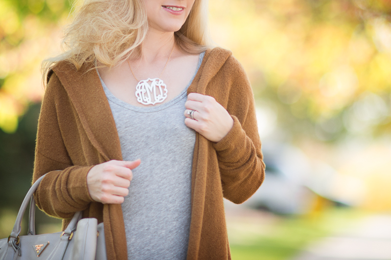 Petite Fashion and Style | BP Camel Cardigan | Ivanka Trump Lepoard Flats | Click to Read More...