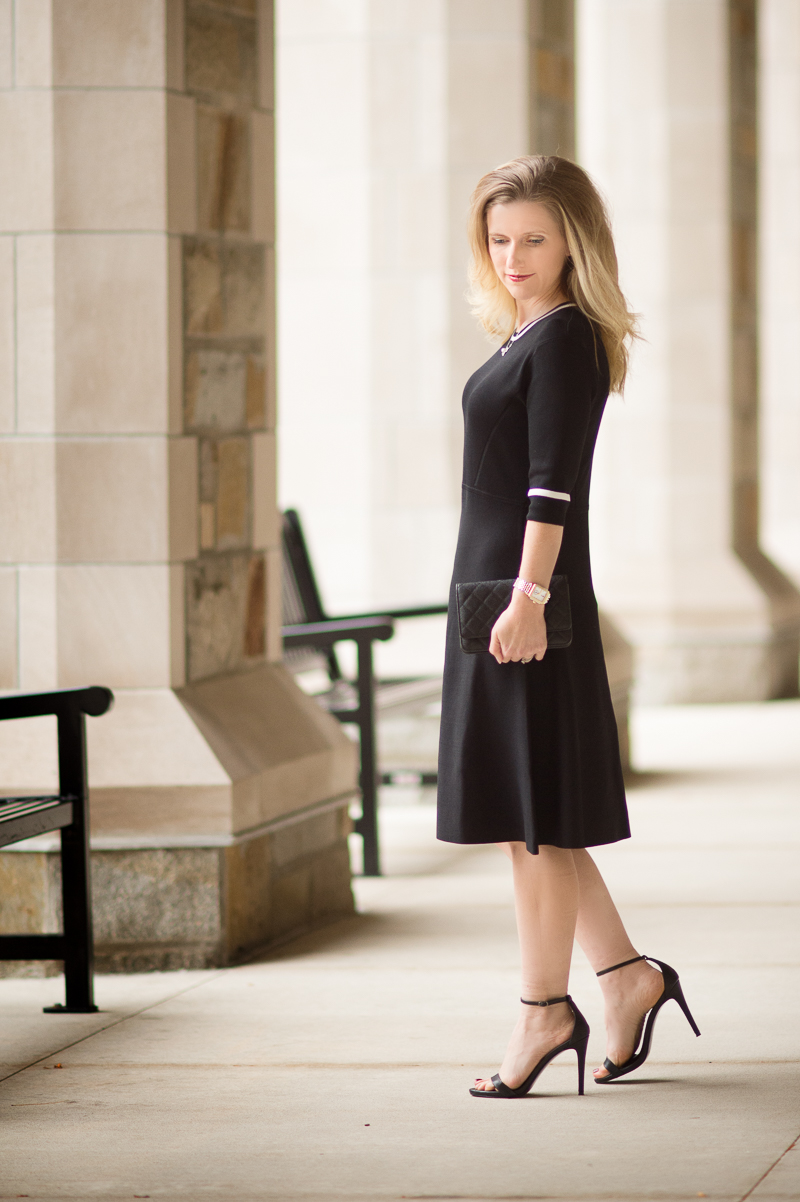 Petite Fashion and Style | VIPme Black Half Sleeve Knitted Midi Dress | Click to read more...