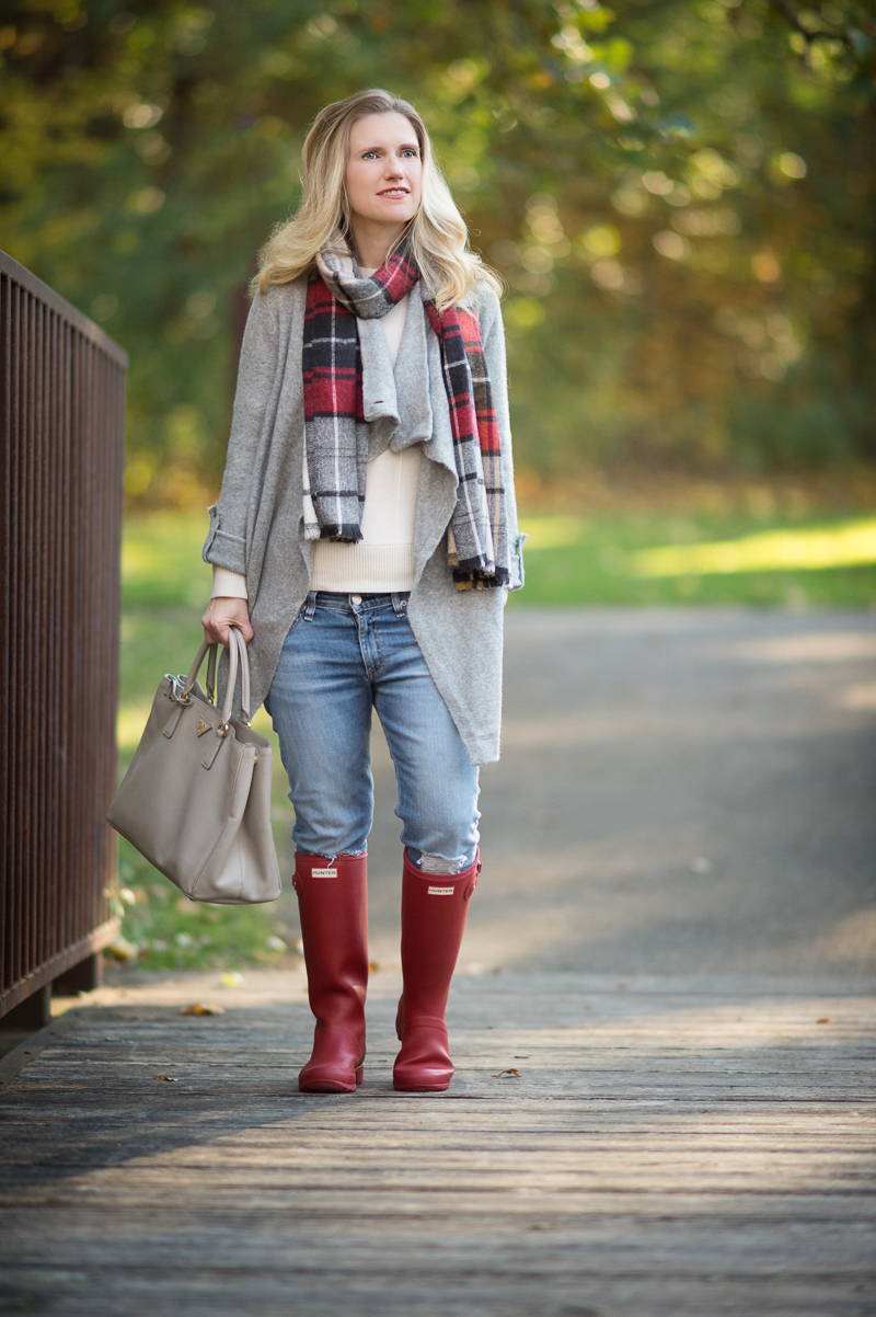 Petite Fashion and Style | Red Hunter Boots | Click to Read More...