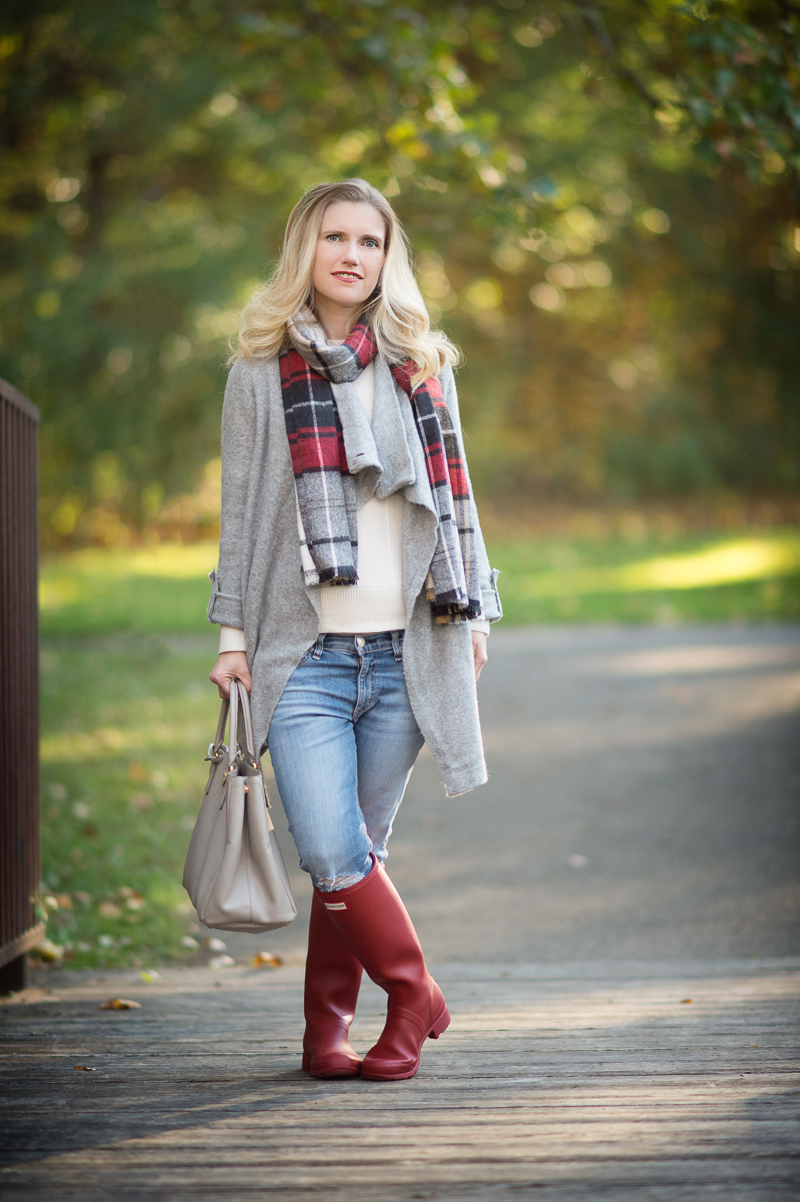 Petite Fashion and Style | Red Hunter Boots | Click to Read More...
