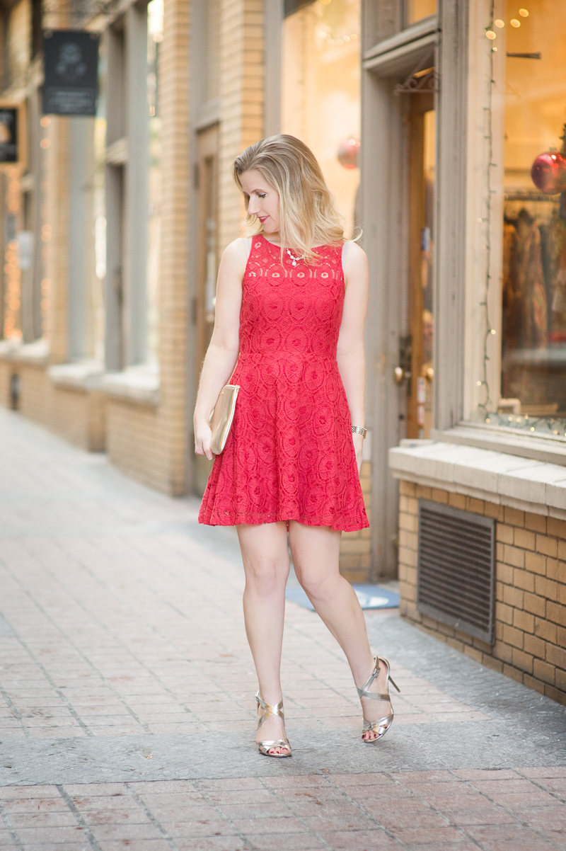 Petite Fashion and Style | BB Dakota Renley Fit and Flare Dress | Click to Read More..