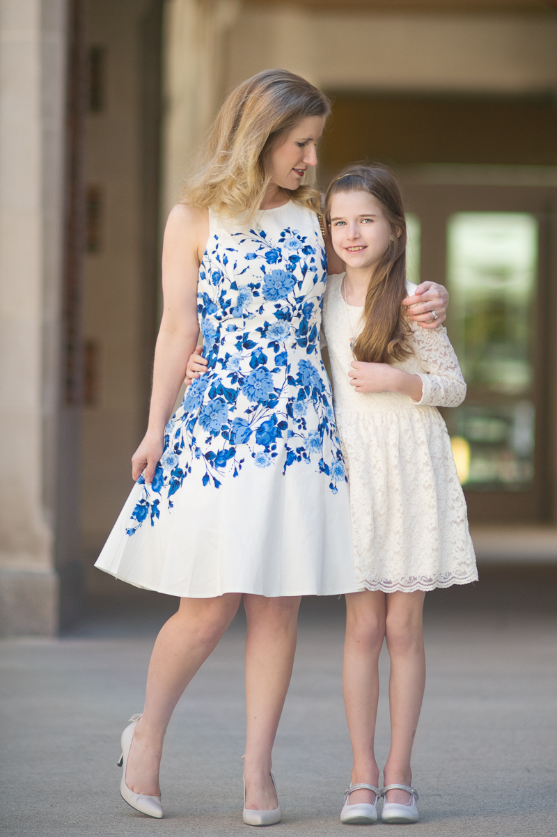 Petite Fashion and Style Blog | Maggy London Marlene Fit and Flare Dress | Stuart Weitzman Peekamid Pumps | YSL Wallet on Chain | Click to Read More...