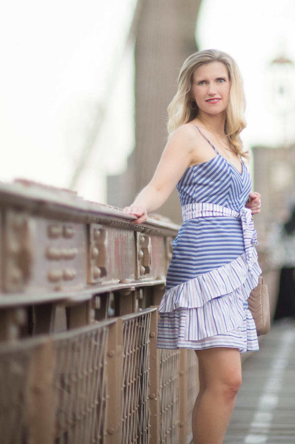 Petite Fashion and Style Blog | Parker NY Brooklyn Dress | Gucci Marmont Shoulder Bag | Raye Lulu Heel | Click to Read More...