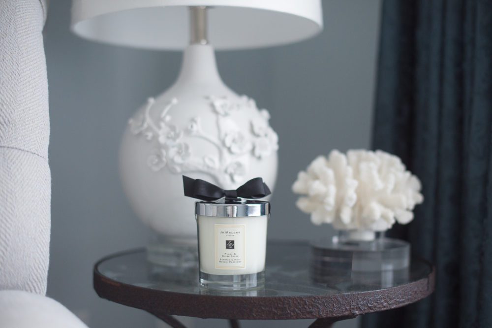 Petite Fashion Blog | Framebridge Custom Framing - Master Bedroom Ideas by popular Michigan style blogger The Blue Hydrangeas