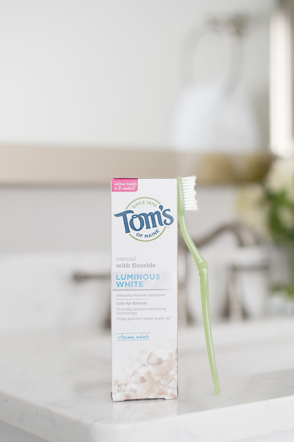 Petite Fashion Blog | Tom's of Maine Luminous White Toothpaste