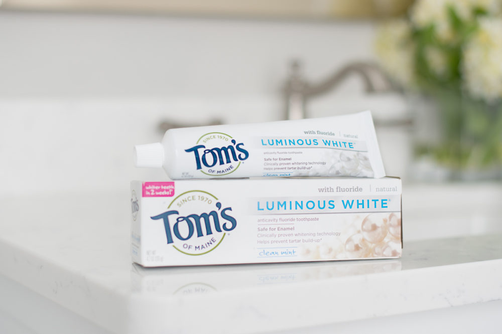 Petite Fashion Blog | Tom's of Maine Luminous White Toothpaste
