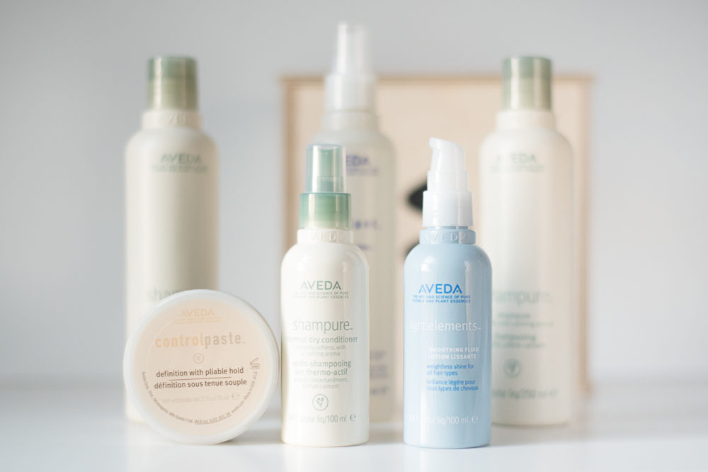 Petite Fashion and Style Blog |Aveda Shampure Shampp and conditioner | Aveda control paste | Aveda Light Elements