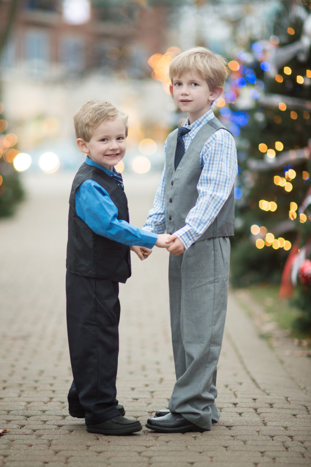 Petite Fashion and Style Blog | Vince Camuto Bell Sleeve Lace Dress | Steve Madden Stecy Sandals | Nautical 3-pc. boys suit | Click to Read More....