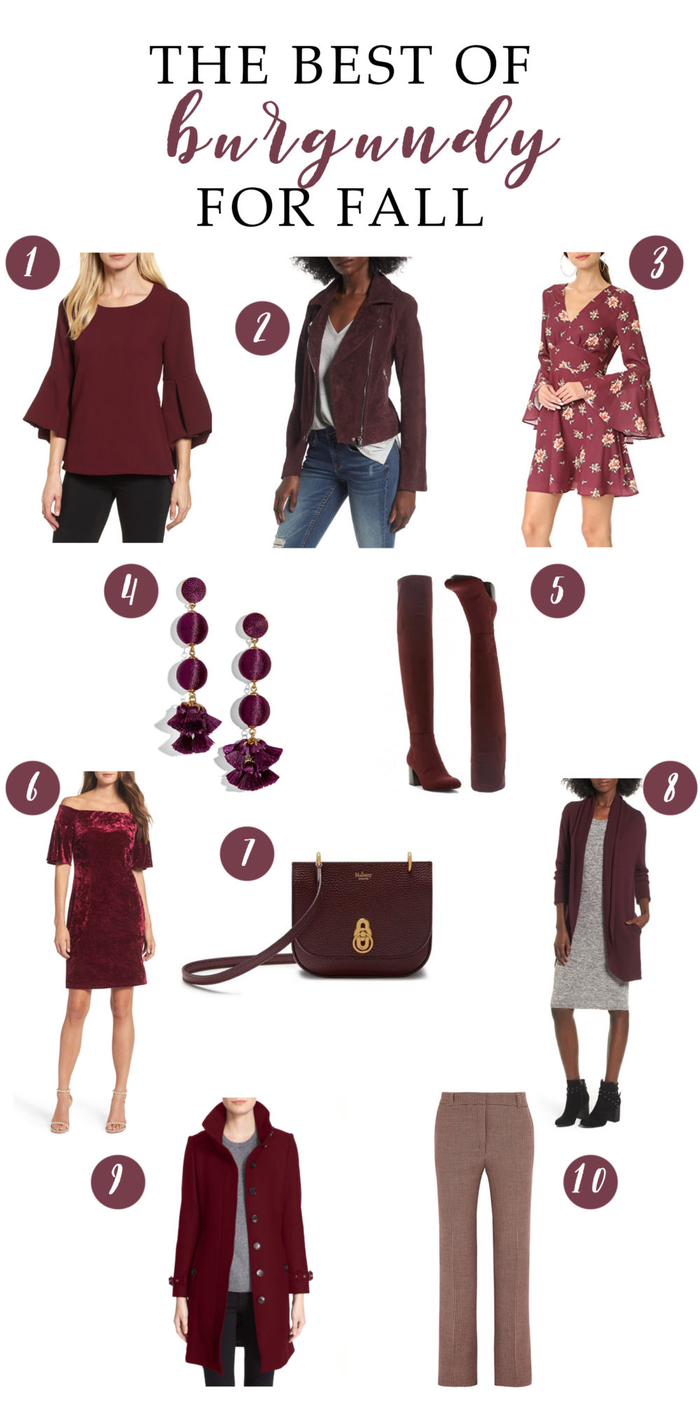 Petite Fashion and Style | Fall Burgundy Trend