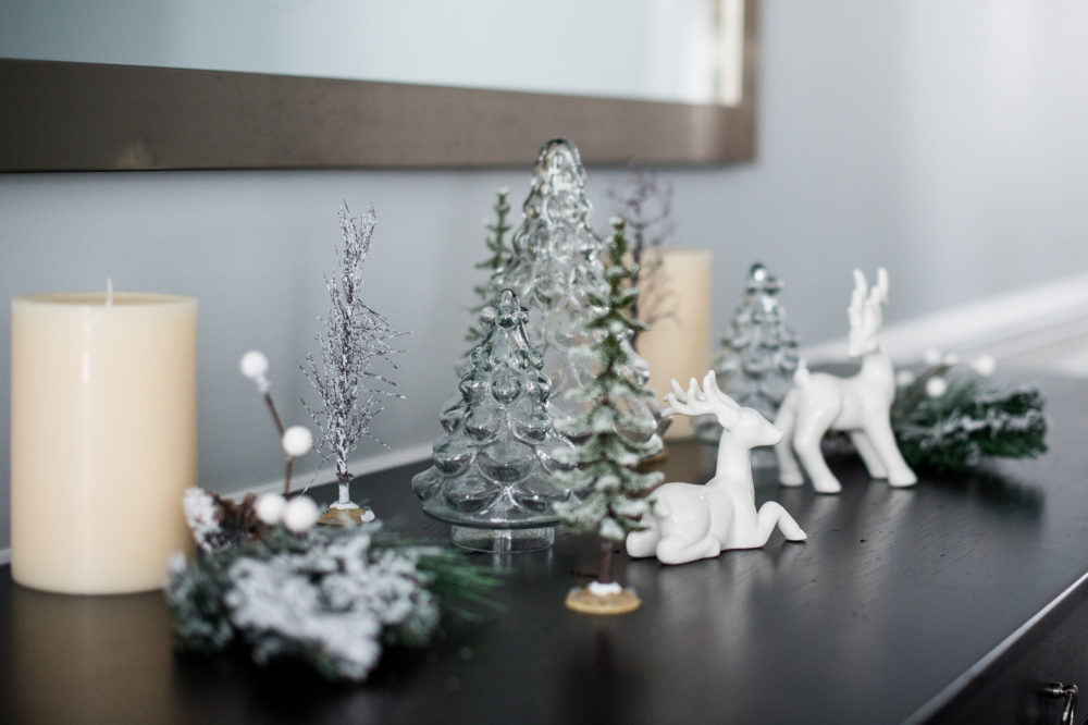 Petite Fashion and Style Blog | Christmas Decoration Inspiration | My Home for the Holidays | Flocked Christmas Tree | Click to Read More...