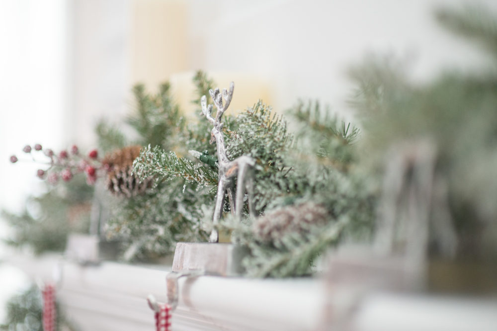 Petite Fashion and Style Blog | Christmas Decoration Inspiration | My Home for the Holidays | Flocked Christmas Tree | Click to Read More...