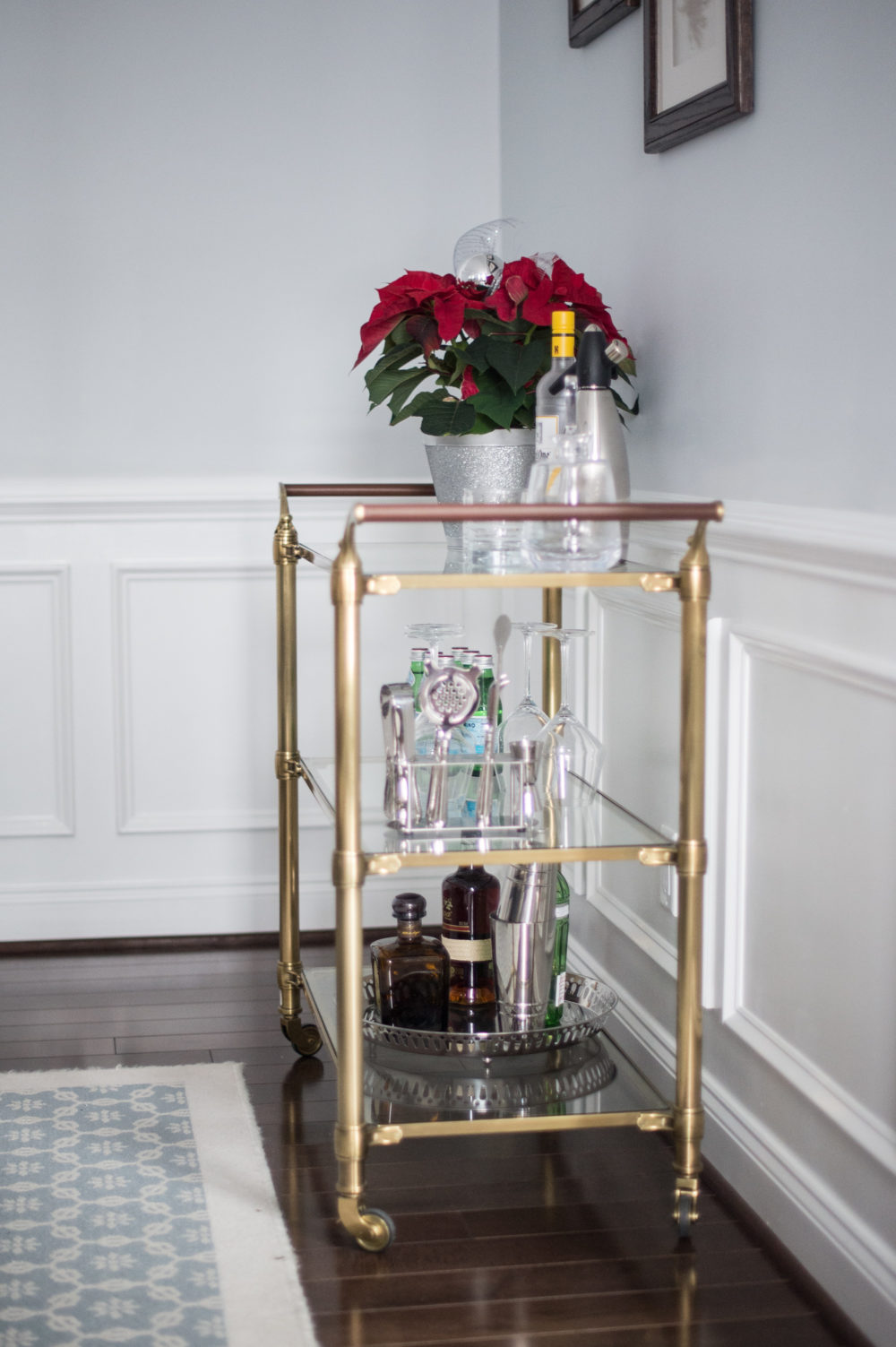 Petite Fashion and Style Blog | Christmas Decoration Inspiration | My Home for the Holidays | Flocked Christmas Tree | Click to Read More...