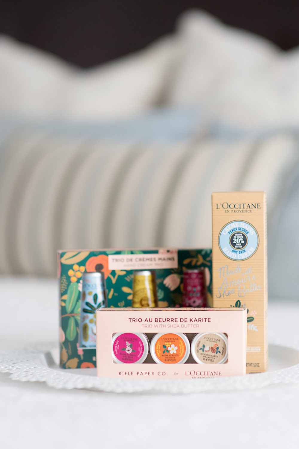 L'Occitane en Provence Shea Butter Hand Cream Review by popular Michigan blogger The Blue Hydrangeas