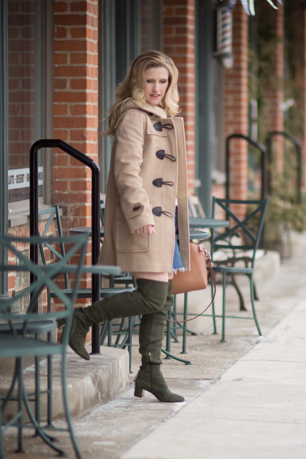 Fashion for Petite Women | Madewell Fair Isle Sweater | Burberry Duffle Coat | Tory Burch Laila Suede OTK Boots | Givenchy Antigona Bag | Click to Read More...