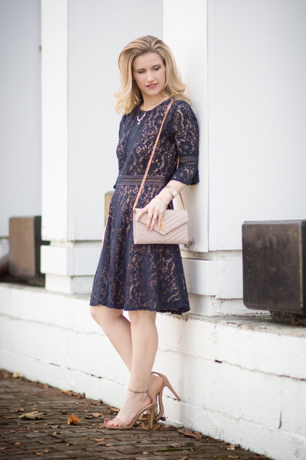Petite Fashion and Style Blog | Fashion for Petite Women | MissMay Women's Lace Bell Sleeve A-Line Dress