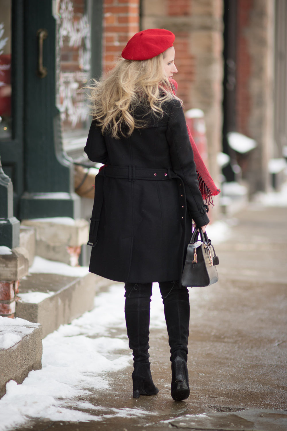 Petite Fashion and Style Blog | Fashion for Petite Women | Burberry Gibbsmore Wool Coat | Aqua Pieced Side Fringe Scarf | Stuart Weitzman Hiline Boots | Wool Beret | Winter Wardrobe EssentialsPetite Fashion and Style Blog | Fashion for Petite Women | Burberry Gibbsmore Wool Coat | Aqua Pieced Side Fringe Scarf | Stuart Weitzman Hiline Boots | Wool Beret | Winter Wardrobe Essentials - Winter Wardrobe Essentials styled by popular Michigan petite fashion blogger The Blue Hydrangeas