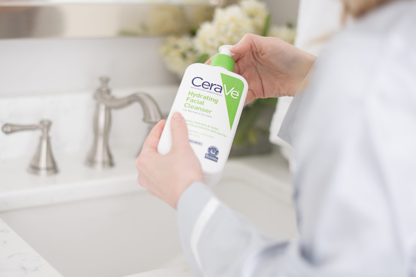 Michigan Petite Fashion and Lifestyle Blog | CeraVe Hydrating Facial Cleanser | CeraVe Moisturizing Cream