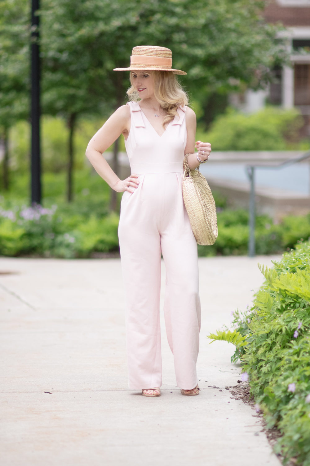 Petite Fashion and Style Blog | Chelsea 28 Bow Shoulder Jumpsuit | Petite Jumpsuits