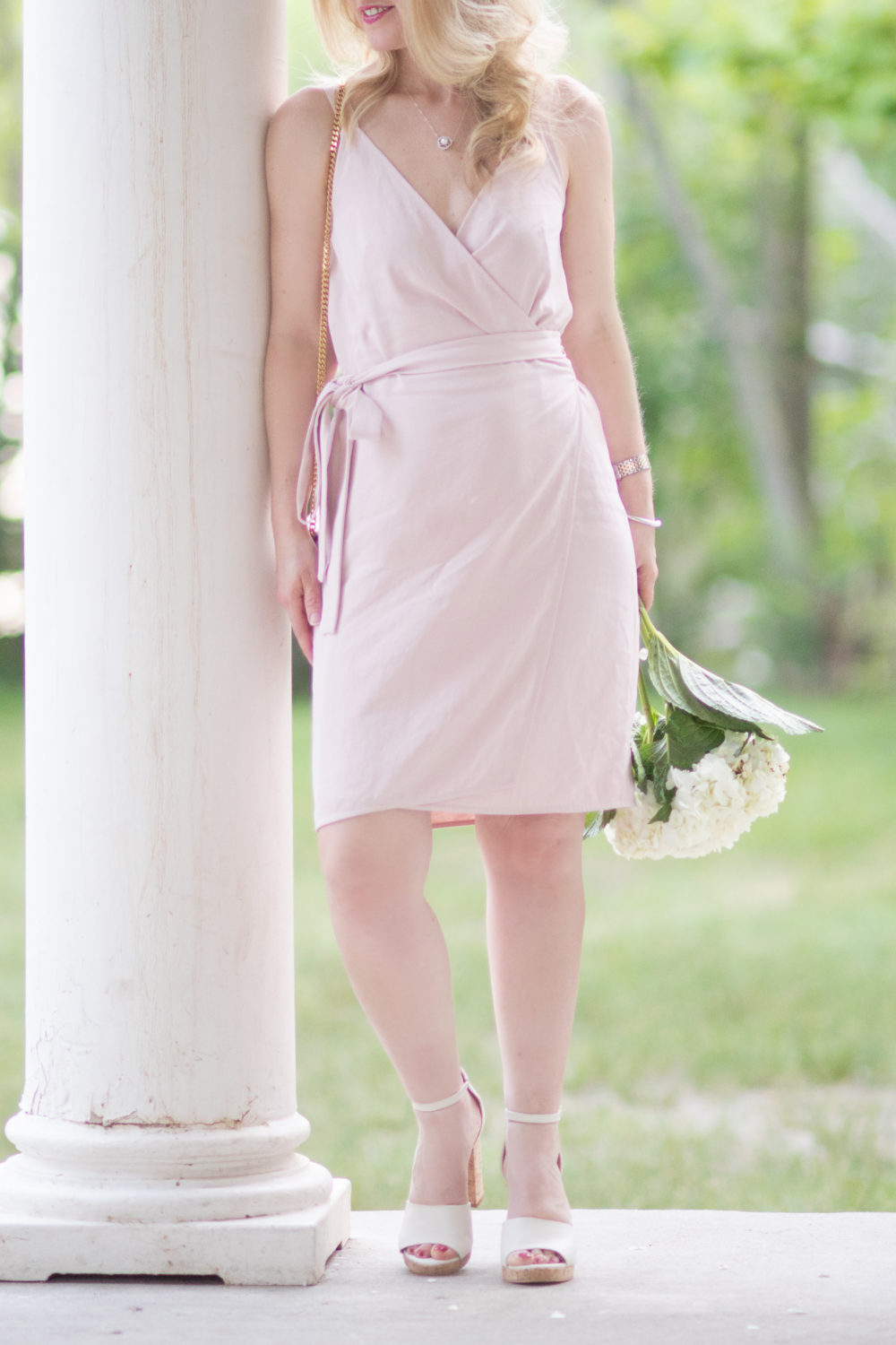 Michigan Petite Fashion and Lifestyle Blog | Everlane The Japanese GoWeave Tank Mini Wrap Dress | Fashion Blogging Tips