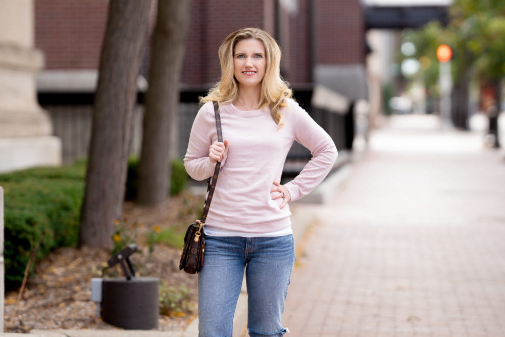 Petite Fashion and Style Blog | J. Crew Mercantile Women's Crewneck Sweater