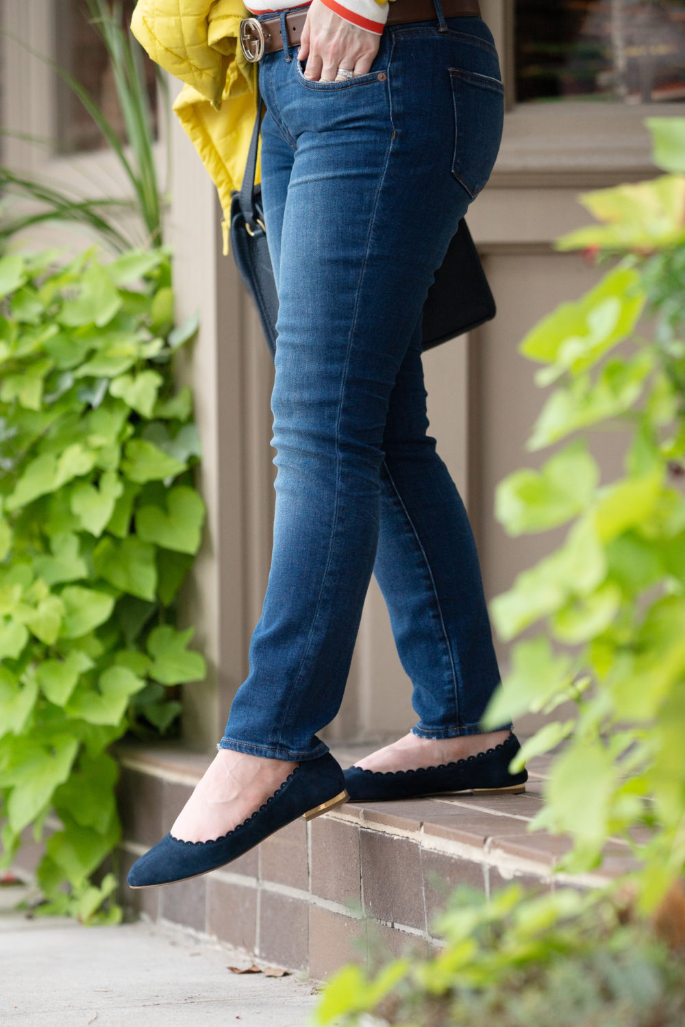 Petite Fashion and Style Blog | Talbots New Arrivals | Talbots Quilted Fleece-Lined Vest | Talbots Slim Ankle Jeans