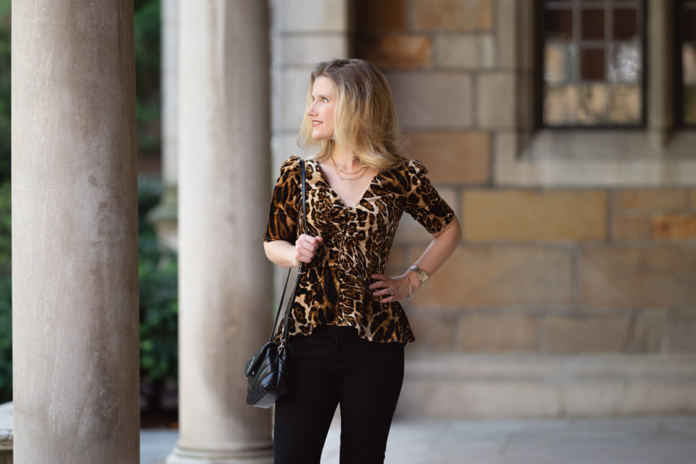 Petite Fashion and Style Blog | WAYF Women's Becca Ruched Cap Sleeve Top