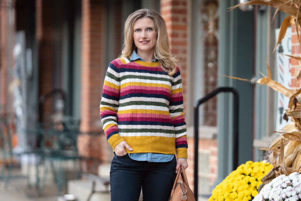 Petite Fashion and Style Blog | 1901 Cashmere Cable Sweater | Fall Sweaters | Cashmere Sweaters