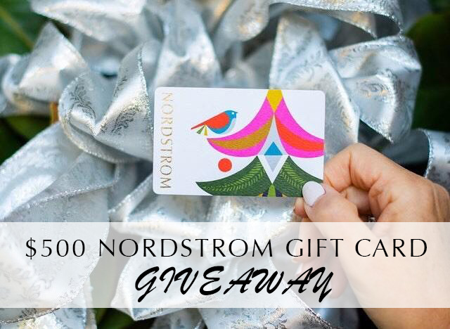 Nordstrom gift card giveaway | Nordstrom Giveaway