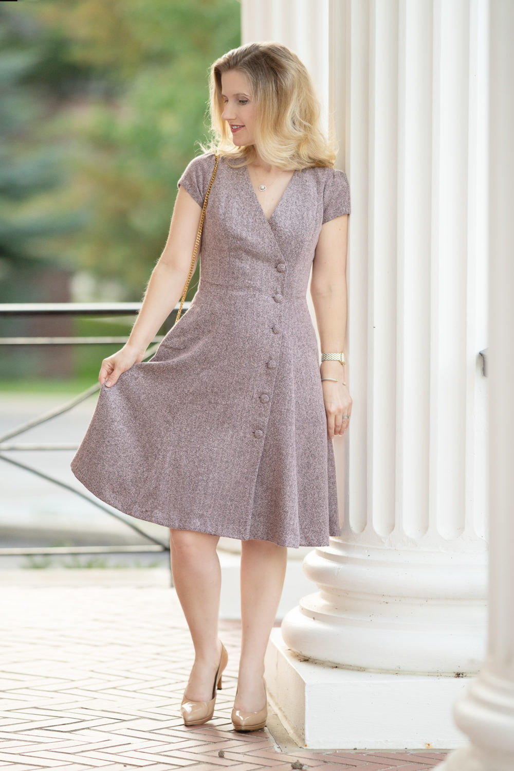 Petite Fashion and Style Blog | Gal Meets Glam Agatha Tweed Dress | Gal Meets Glam Collection | Gal Meets Glam Dresses | Tweed Dress