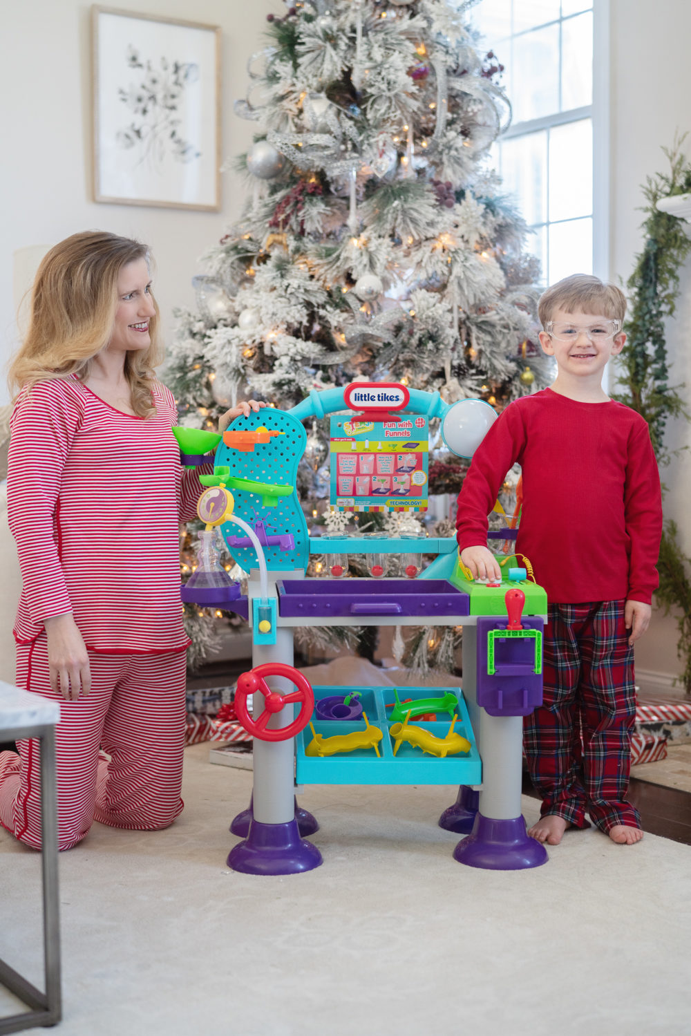Petite Fashion and Style Blog | Little Tikes Wonder Lab | Lake Pajamas | Pajamagram Pajamas
