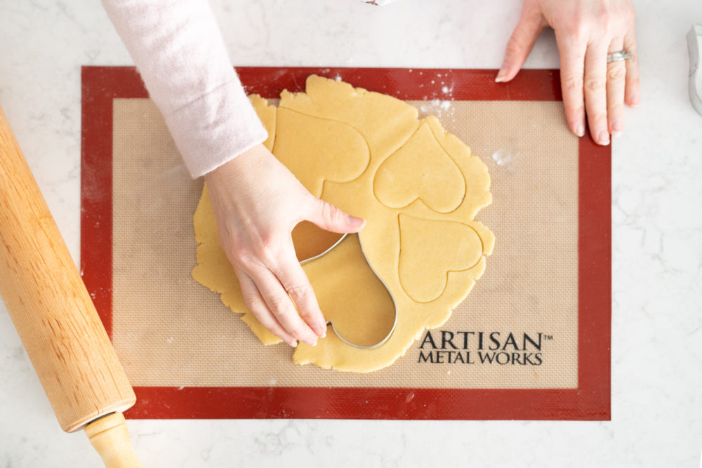 Petite Fashion and Style Blog | Valentine's Day Sugar Cookies | Farm Fresh Eggs | Kerrygold Butter | Sweetapolita Sprinkles | Sugar Cookie Recipe