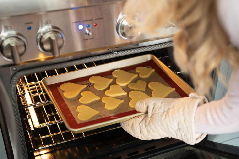 Petite Fashion and Style Blog | Valentine's Day Sugar Cookies | Farm Fresh Eggs | Kerrygold Butter | Sweetapolita Sprinkles | Sugar Cookie Recipe