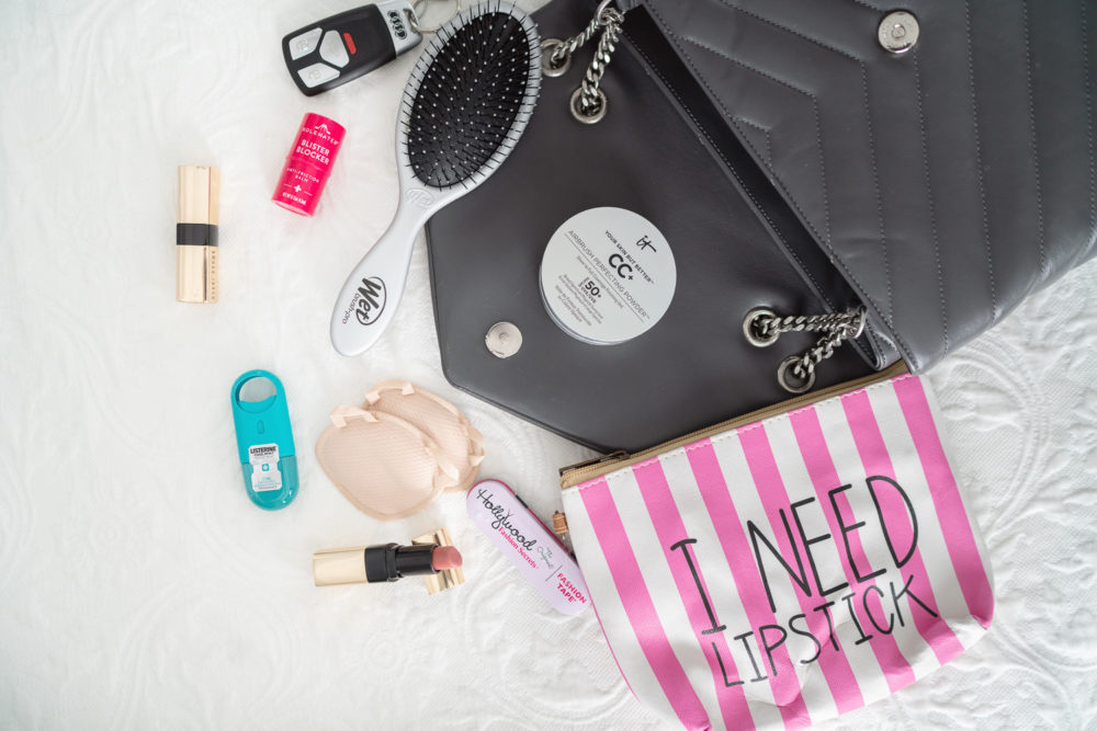 Petite Fashion Blog | Wet Brush | Sheec sock cushions | Saint Laurent Lou Lou Shouder Bag