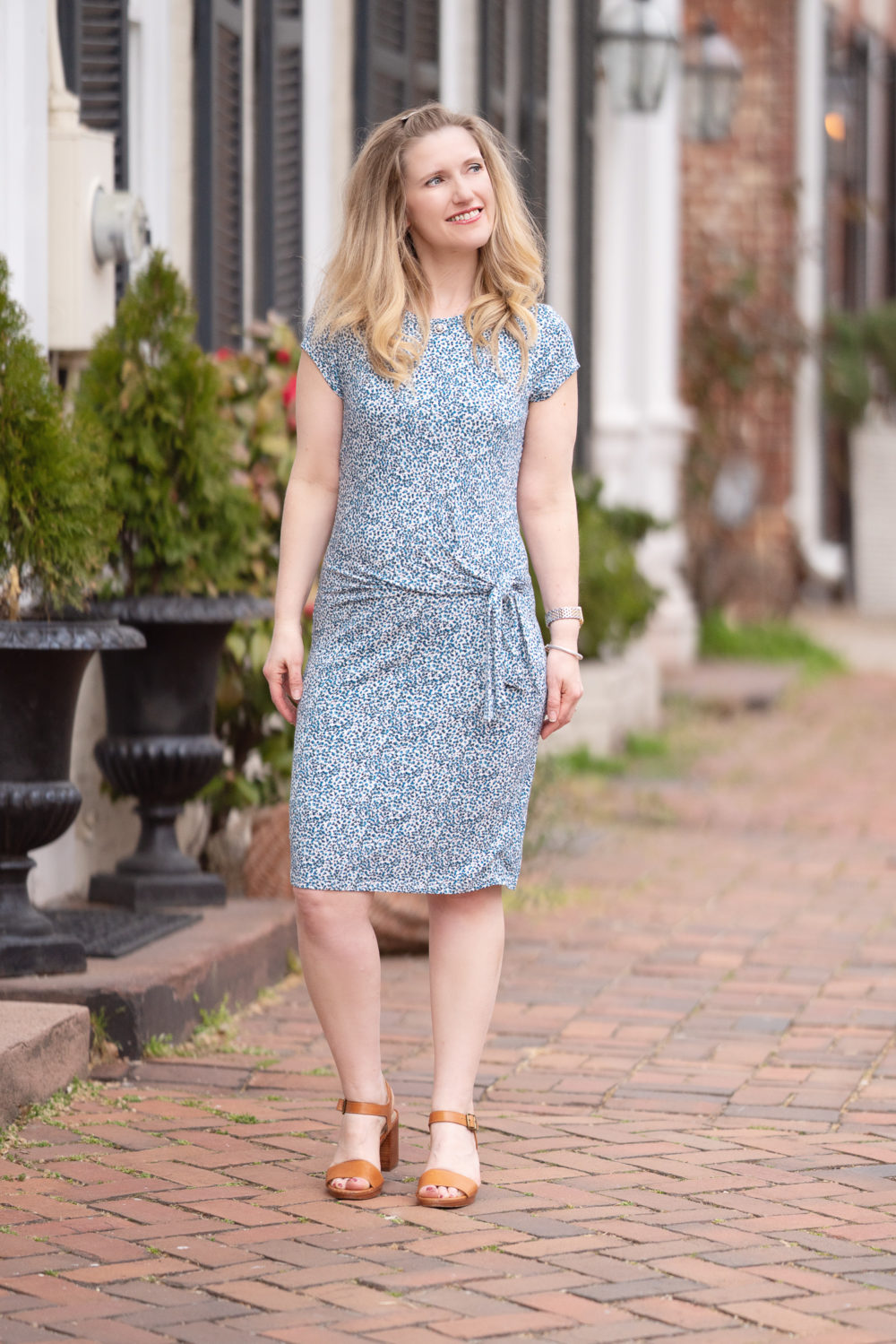Petite Fashion Blog | Loft Floral Dress | Loft Spring Dress