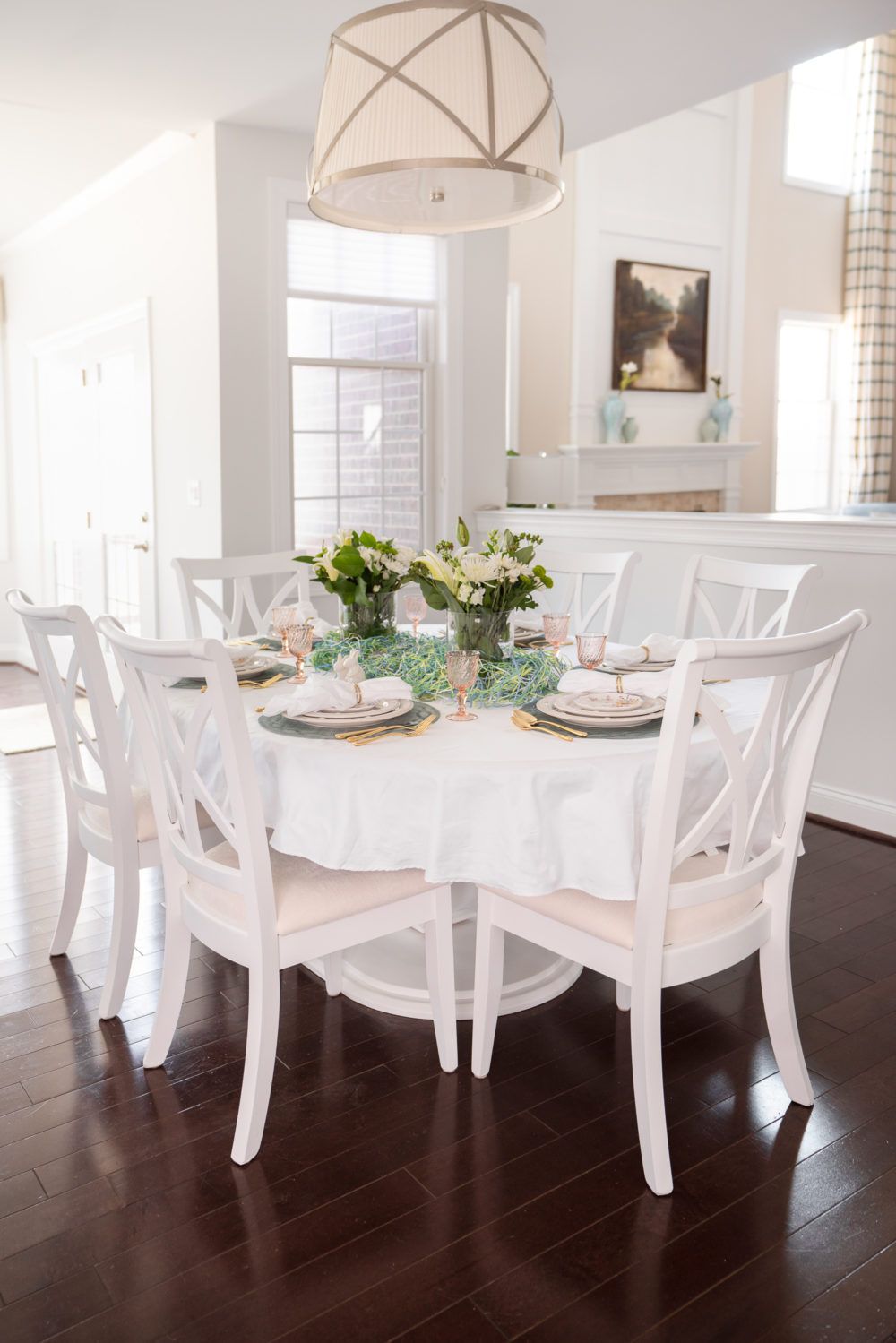 Petite Fashion Blog | Spring Tablescape | Easter Tablescape | Juliska Berry and Thread Plates | Juliska Floretta