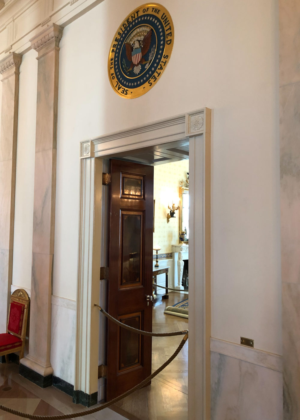 The White House interior