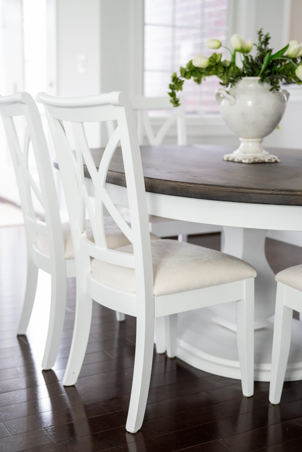 Petite Fashion Blog |White Kitchen | Inset Cabinets | From Overlay to Inset | Rustic Elements Furniture