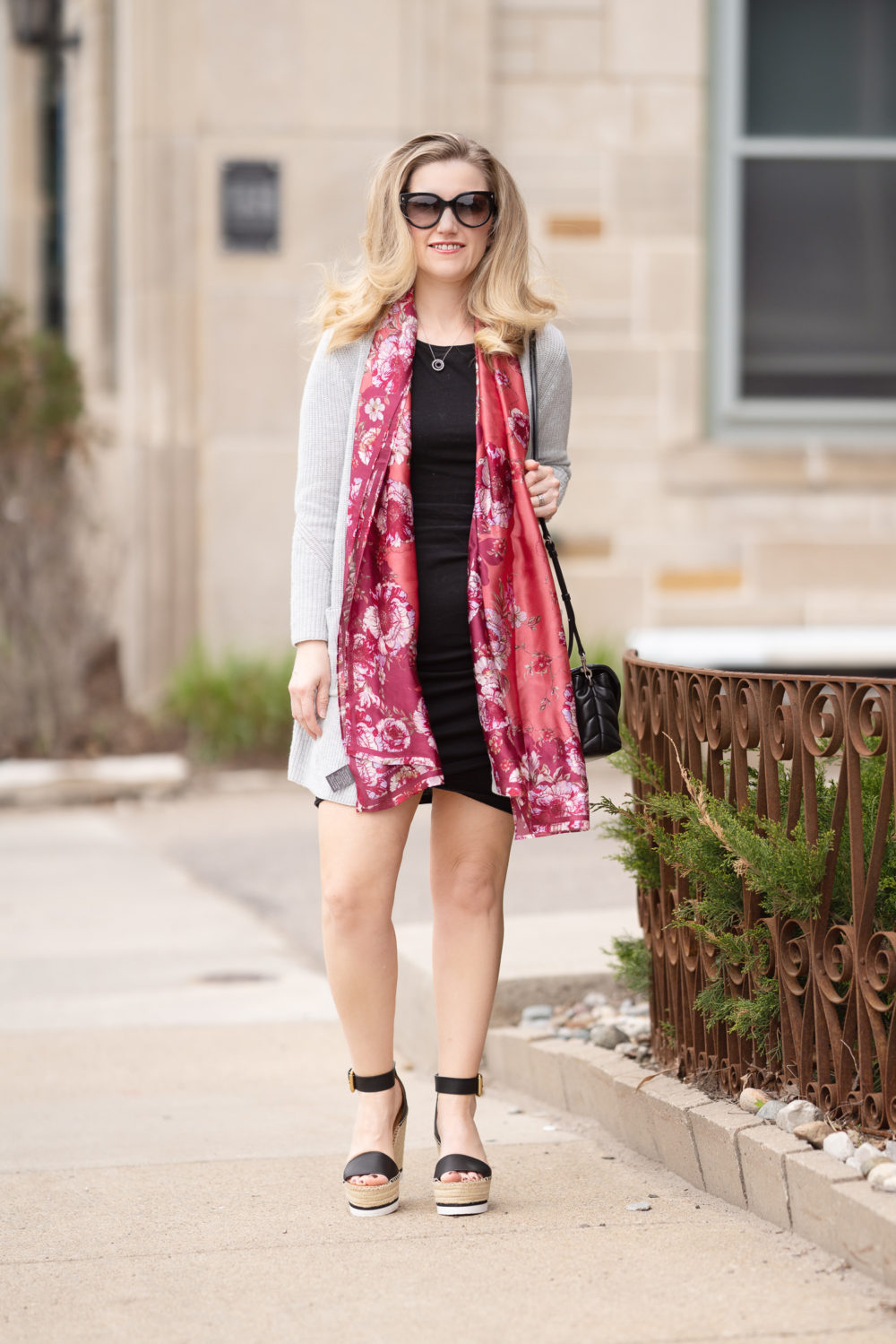 Petite Fashion Blog | Leith Ruched Bodycon Tank Dress | See by Chloe Glyn Espadrilles | Nordstrom Half Yearly Sale