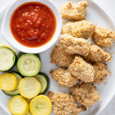 Petite Fashion Blog | Lighthouse Caesar Dressing | Air Fryer Chicken Nuggets | Breville Air Fryer