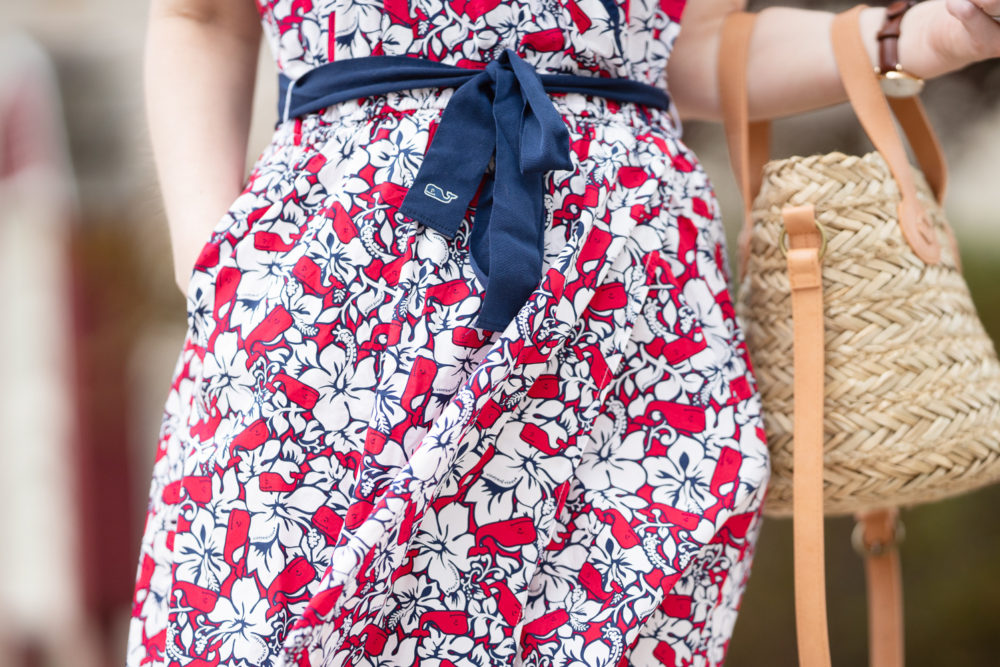 Petite Fashion Blog | Vineyard Vines Target | Vineyard Vines Hibiscus Wrap Dress